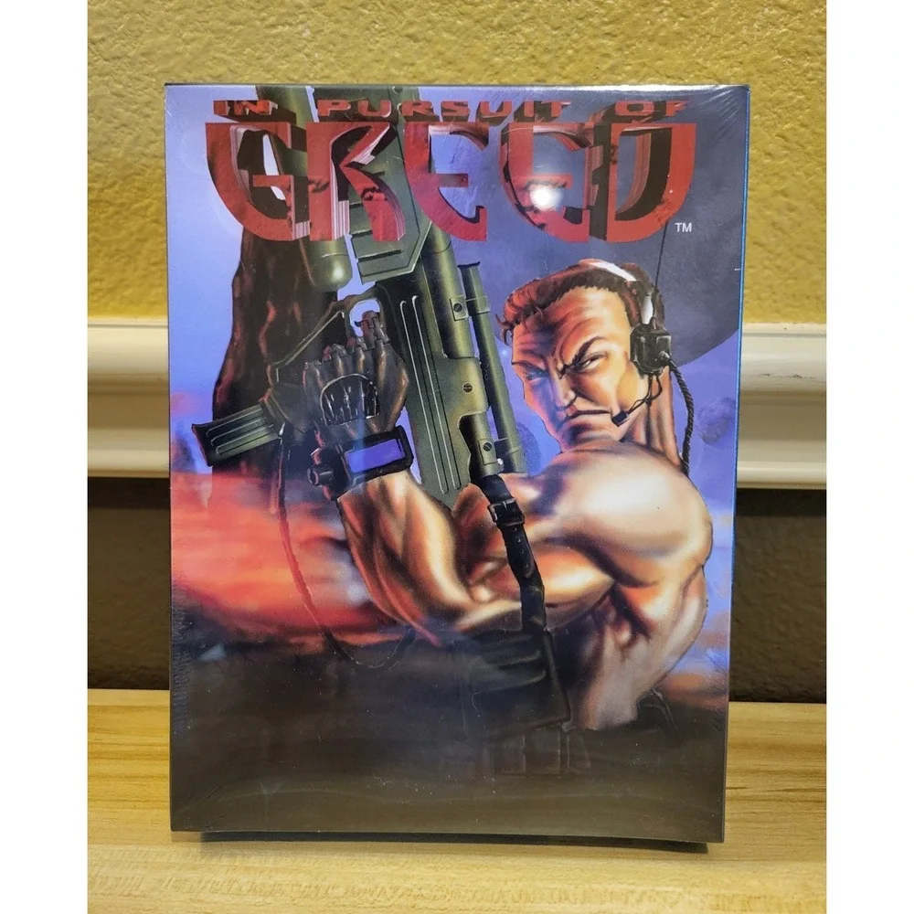 Vintage 1996 In Pursuit Of Greed (Assassinators) Softdisk PC Game New RARE FIND
